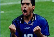 El gol del flipper azul