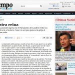 Captura TIEMPO ARGENTINO NUESTRA REINA