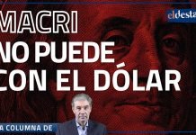 Macri no puede con el dólar