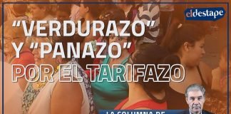 “Verdurazo” y “Panazo” por el tarifazo