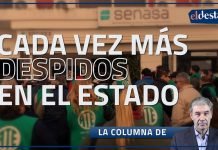Cada vez más despidos en el Estado
