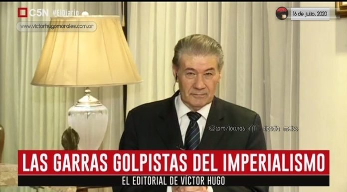 Editorial de Víctor Hugo Morales en «El Diario»; C5N | Jueves 16 de Julio de 2020.-
