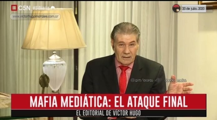 Editorial de Víctor Hugo Morales en «El Diario»; C5N | Lunes 20 de Julio de 2020.-