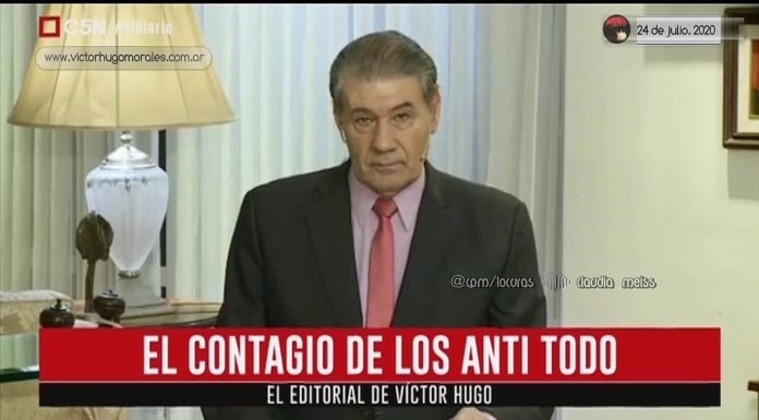 Editorial de Víctor Hugo Morales en «El Diario»; C5N | Viernes 24 de Julio de 2020.-