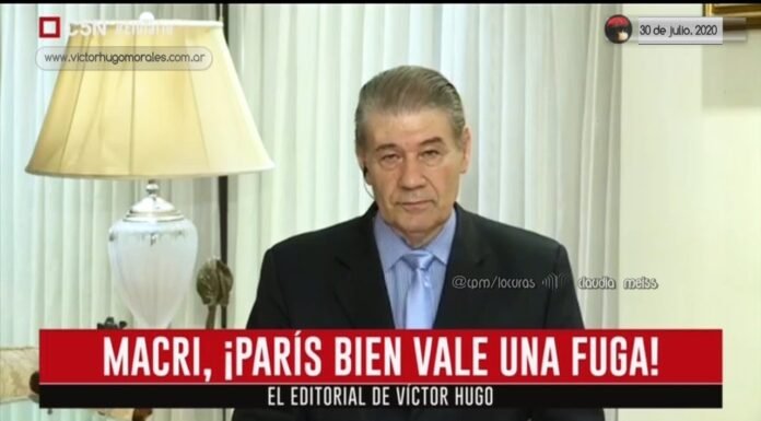 Editorial de Víctor Hugo Morales en «El Diario»; C5N | Jueves 30 de Julio de 2020.-