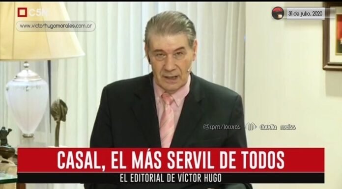 Editorial de Víctor Hugo Morales en «El Diario»; C5N | Viernes 31 de Julio de 2020.-