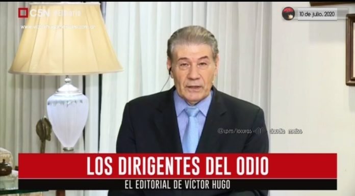 Editorial de Víctor Hugo Morales en «El Diario»; C5N | Viernes 10 de Julio de 2020.-