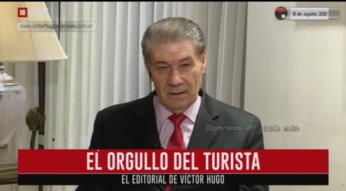 Editorial de Víctor Hugo Morales en «El Diario»; C5N | Martes 18 de Agosto de 2020.-
