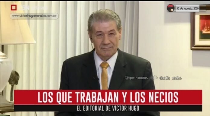 Editorial de Víctor Hugo Morales en «El Diario»; C5N | Lunes 10 de Agosto de 2020.-