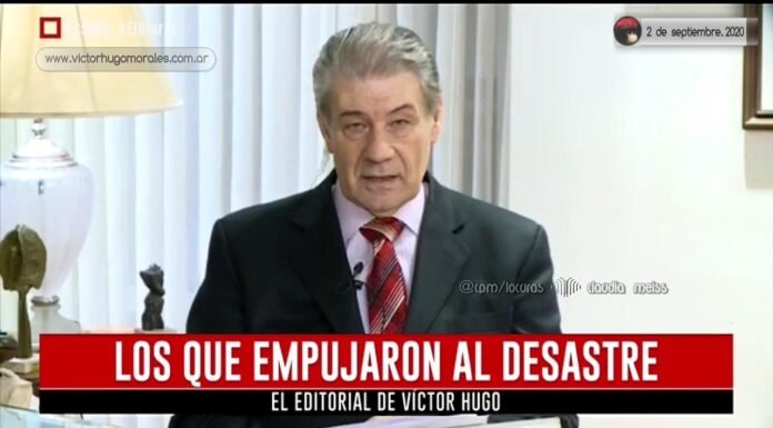 Editorial de Víctor Hugo Morales en «El Diario»; C5N | Miércoles 02 de Septiembre de 2020.-