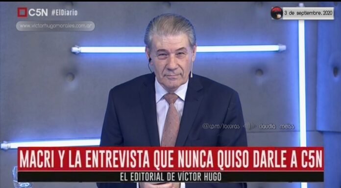 Editorial de Víctor Hugo Morales en «El Diario»; C5N | Jueves 03 de Septiembre de 2020.-