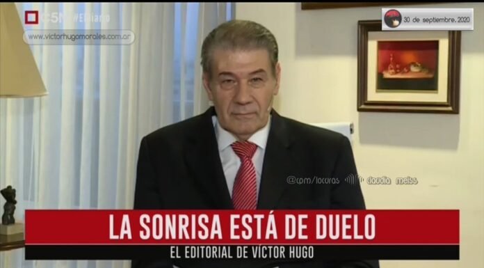 Editorial de Víctor Hugo Morales en «El Diario»; C5N | Miércoles 30 de Septiembre de 2020.-