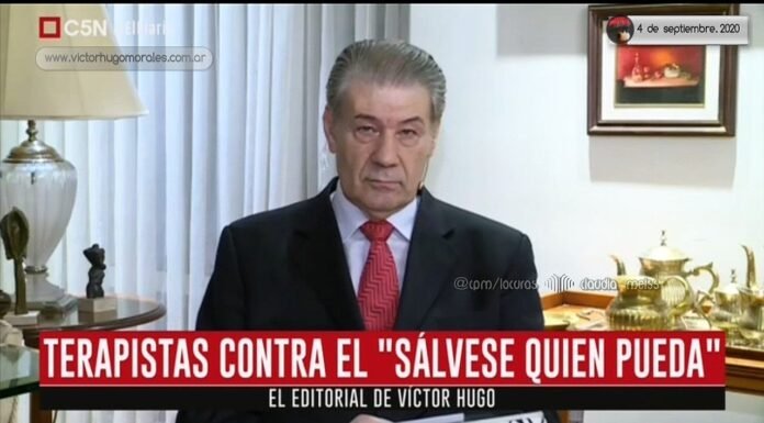 Editorial de Víctor Hugo Morales en «El Diario»; C5N | Viernes 04 de Septiembre de 2020.-