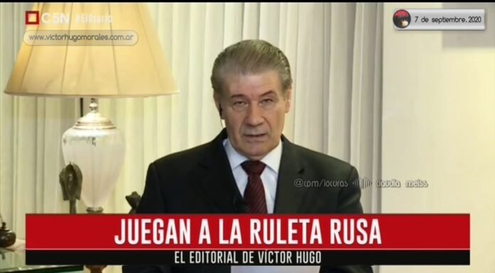 Editorial de Víctor Hugo Morales en «El Diario»; C5N | Lunes 07 de Septiembre de 2020.-