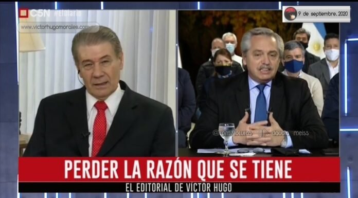 Editorial de Víctor Hugo Morales en «El Diario»; C5N | Miércoles 09 de Septiembre de 2020.-