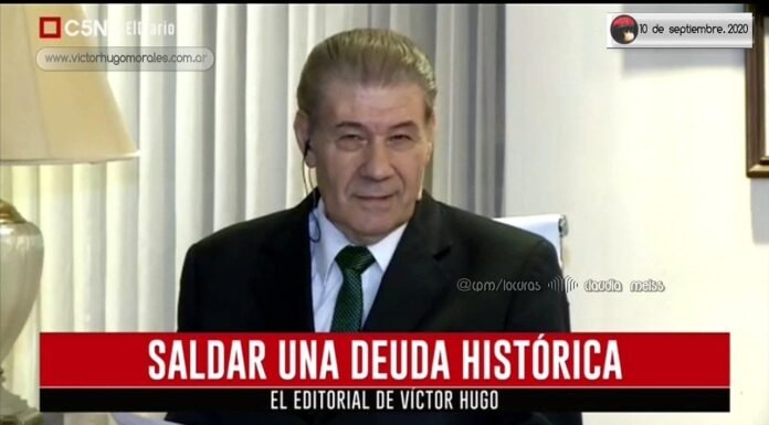 Editorial de Víctor Hugo Morales en «El Diario»; C5N | Jueves 10 de Septiembre de 2020.-