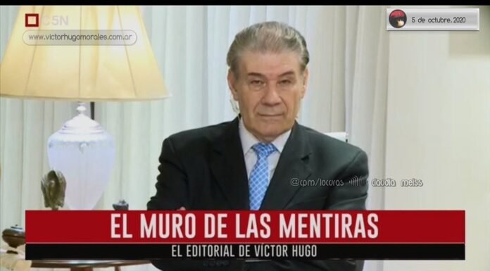 Editorial de Víctor Hugo Morales en «El Diario»; C5N | Lunes 05 de Octubre de 2020.-