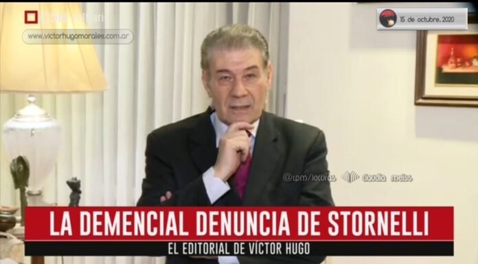 Editorial de Víctor Hugo Morales en «El Diario»; C5N | Juves 15 de Octubre de 2020.-
