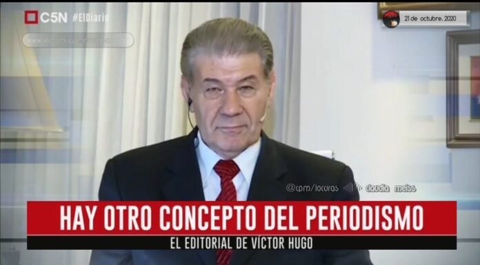 Editorial de Víctor Hugo Morales en «El Diario»; C5N | Miércoles 21 de Octubre de 2020.-
