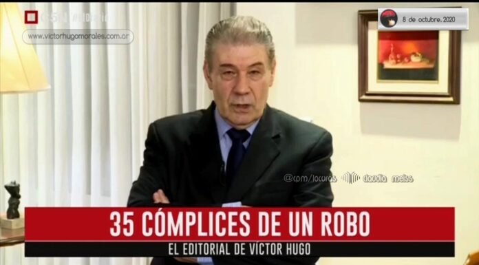 Editorial de Víctor Hugo Morales en «El Diario»; C5N | Jueves 08 de Octubre de 2020.-