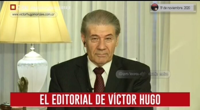 Editorial de Víctor Hugo Morales en «El Diario»; C5N | Jueves 19 de Noviembre de 2020.-