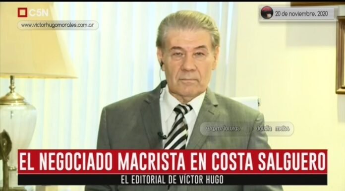 Editorial de Víctor Hugo Morales en «El Diario»; C5N | Viernes 20 de Noviembre de 2020.-