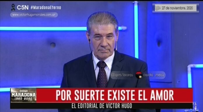Editorial de Víctor Hugo Morales en «El Diario»; C5N | Viernes 27 de Noviembre de 2020.-