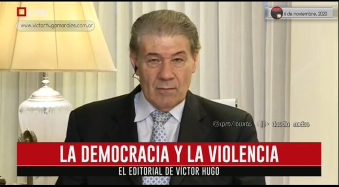 Editorial de Víctor Hugo Morales en «El Diario»; C5N | Viernes 06 de Noviembre de 2020.-