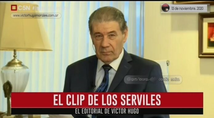 Editorial de Víctor Hugo Morales en «El Diario»; C5N | Viernes 13 de Noviembre de 2020.-