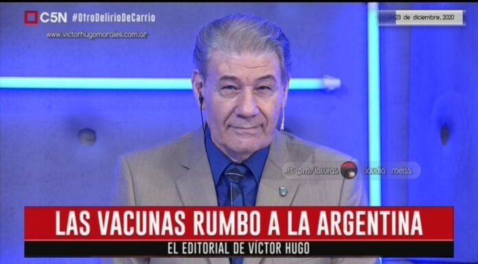 Editorial de Víctor Hugo Morales en «El Diario»; C5N | Míercoles 23 de Diciembre de 2020.-