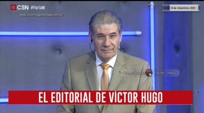 Editorial de Víctor Hugo Morales en «El Diario»; C5N | Lunes 14 de Diciembre de 2020.-