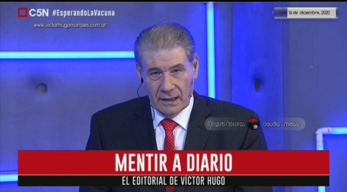 Editorial de Víctor Hugo Morales en «El Diario»; C5N | Miércoles 16 de Diciembre de 2020.-