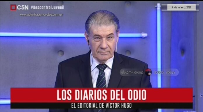Editorial de Víctor Hugo Morales en «El Diario»; C5N | Lunes 04 de Enero de 2021.-