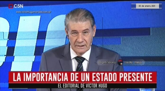 Editorial de Víctor Hugo Morales en «El Diario»; C5N | Lunes 25 de Enero de 2021.-