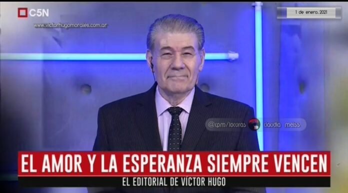 Editorial de Víctor Hugo Morales en «El Diario»; C5N | Viernes 01 de Enero de 2021.-