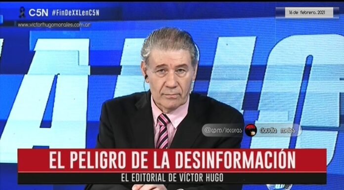Editorial de Víctor Hugo Morales en «El Diario»; C5N | Martes 16 de Febrero de 2021.-