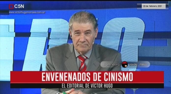 Editorial de Víctor Hugo Morales en «El Diario»; C5N | Lunes 22 de Febrero de 2021.-