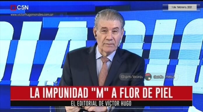 Editorial de Víctor Hugo Morales en «El Diario»; C5N | Lunes 01 de Febrero de 2021.-