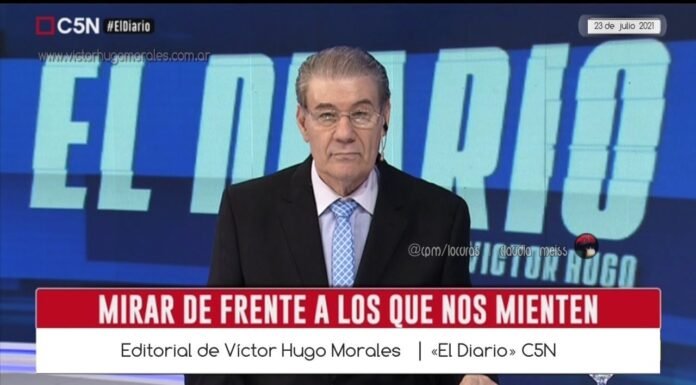 Editorial de Víctor Hugo Morales en «El Diario»; C5N | Viernes 23 de Julio de 2021.-