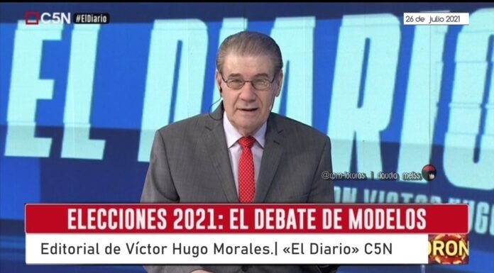 Editorial de Víctor Hugo Morales en «El Diario»; C5N | Lunes 26 de Julio de 2021.-